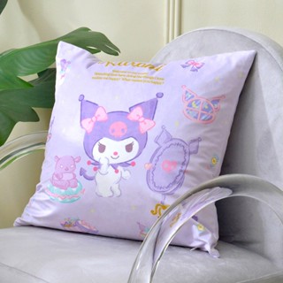 Fancy Belle 正版授權 靠墊 抱枕 45x45cm 魔鏡KUROMI 麂皮 三麗鷗聯名款 格蕾寢飾