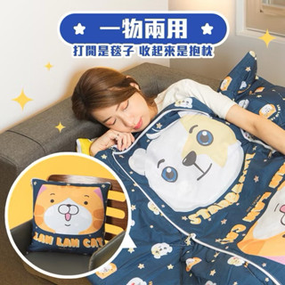 ✅現貨 ⭕️隔日出貨 小勞撫🐯 多功能抱枕毯 方形枕頭 x爽爽貓🐱 熊嗨星🌟 抱枕 造型抱枕 靠枕 安撫枕 幼兒園棉被