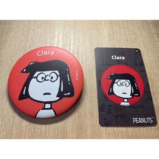 史努比75週年徽章別針#27-Clara