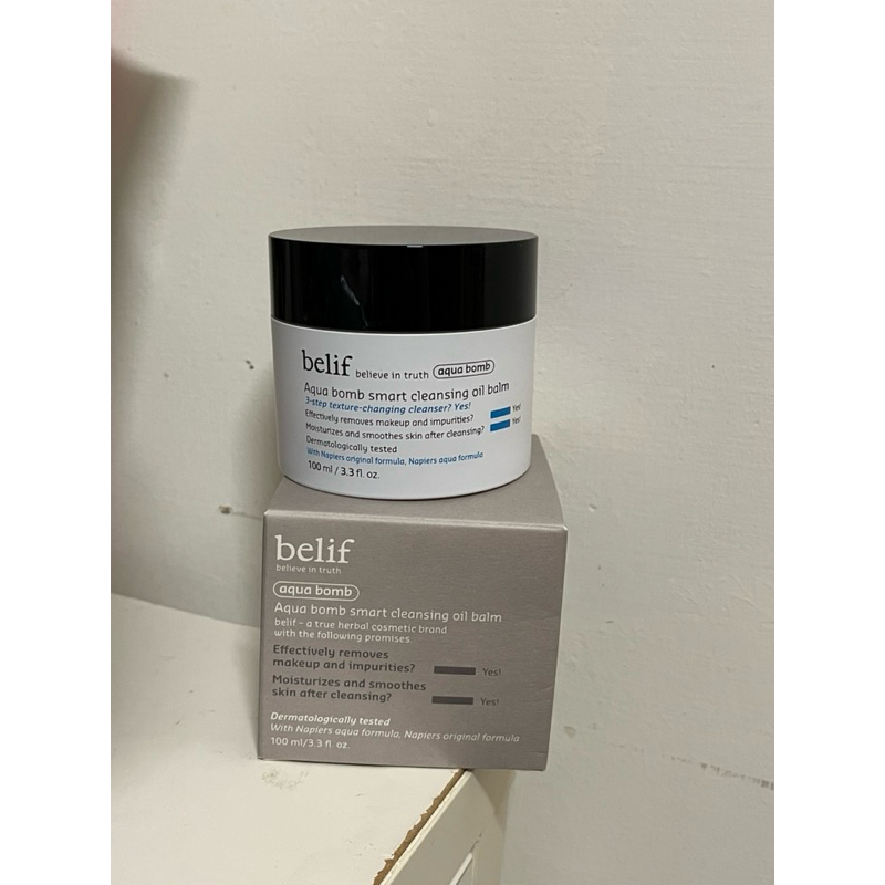 官網購入 belif蓮花淨透雪酪卸妝霜100ml全新