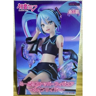 FGS> 正版 日版 FuRyu 初音未來 MIKU 霓虹 賽博龐克 Neon Cyber 泡麵蓋杯麵壓麵 美女 公仔