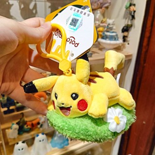 【正版授權現貨】睡眠寶可夢 皮卡丘 伊布 妙蛙種子 草地 神奇寶貝 Pokémon 娃娃 公仔 吊飾 正版