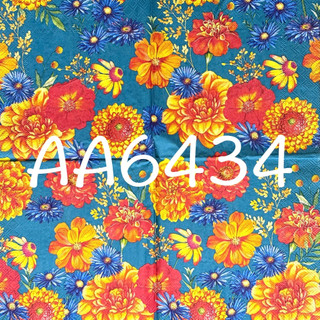波弟彩繪拼貼/木器彩繪/蝶古巴特餐巾紙/AA6434美麗花花