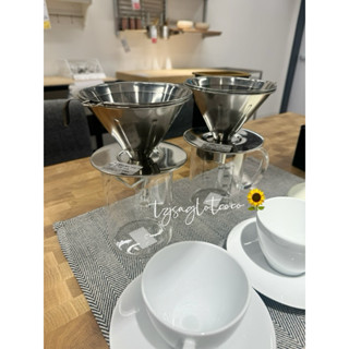 𝓣𝔃𝓳𝓼𝓪𝓰𝓵𝓸𝓽 🇸🇪IKEA（代購） ÖVERST金屬咖啡濾杯 3件組