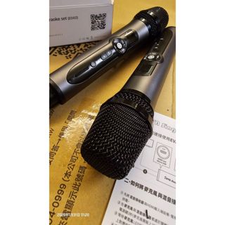 全新 EVASing Dongle 電視專用混音麥克風套組 hdmi 家庭KTV 2支無線麥克風 可對唱