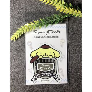 (現貨)日本製_ Super Cub x三麗鷗聯名造型貼紙_布丁狗_本田小狼_日本防水貼紙_行李箱貼紙