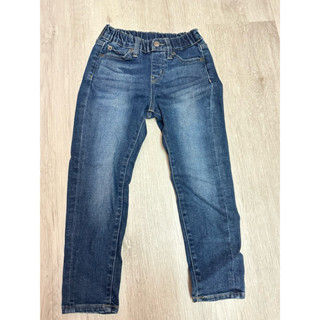 二手 Uniqlo kids 110cm 男女童 藍色微彈牛仔褲