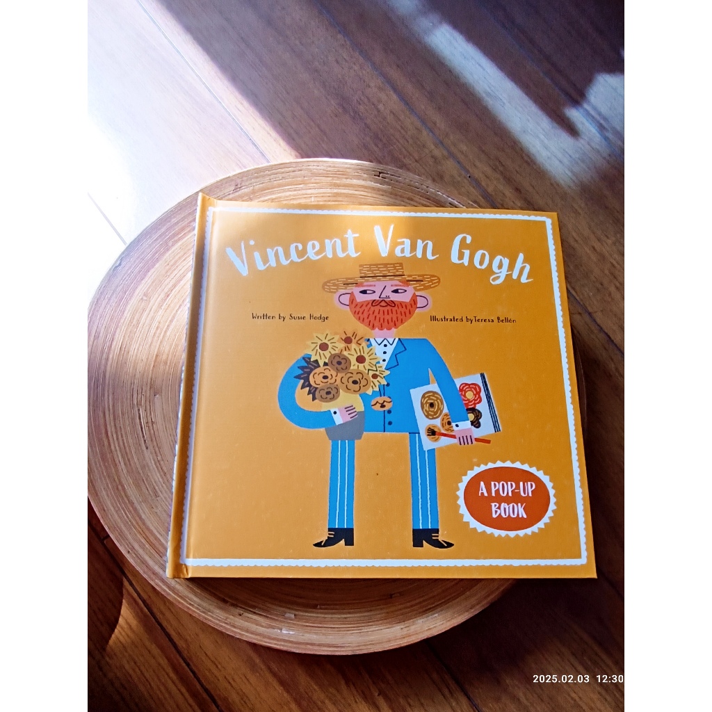 現貨🍀英文立體書 A POP UP BOOK :VINCENT VAN GOGH介紹梵谷的生平和25幅作品🍀缺書店