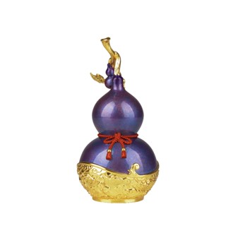 銅作TUMZUO 福祿盈門 高溫著色 24K真金金箔 全黃銅手工打造 銅雕 居家裝飾 收藏 送禮 擺設 裝設