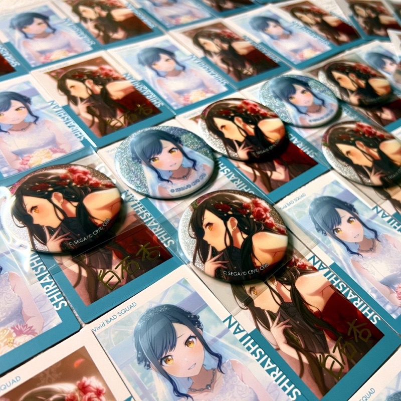 プロセカ 世界計畫 燙金簽 細閃 徽章 白石杏 婚活 ep epick卡 普卡