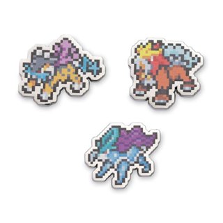 [全新x正版x現貨] 寶可夢中心 Pokémon Center 畫素別針 徽章 洛奇亞 鳳凰 耿鬼 皮卡丘 名古屋限定