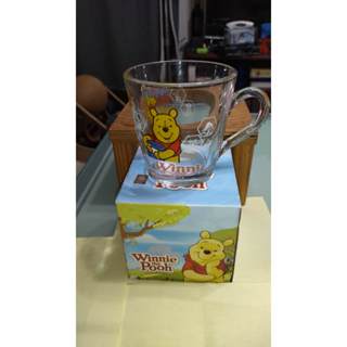 小熊維尼玻璃馬克杯360ml 馬克杯 透明 玻璃 水杯