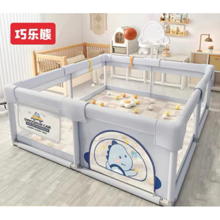 兒童遊戲安全圍欄 寶寶城堡爬行墊 遊戲床 寵物圍欄