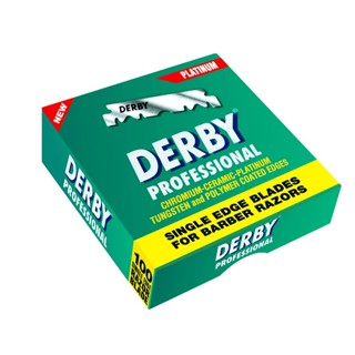 Derby綠盒Derby Razor Blades Professional專業剃刀 刀片 一盒100片白金鍍膜 現貨