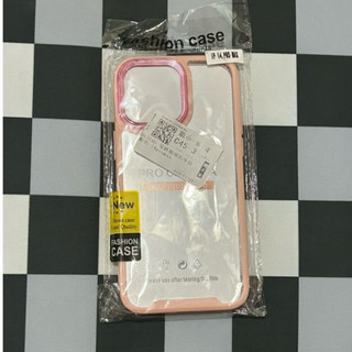 Iphone 14PRO MAX 手機殼 透明 粉色 apple