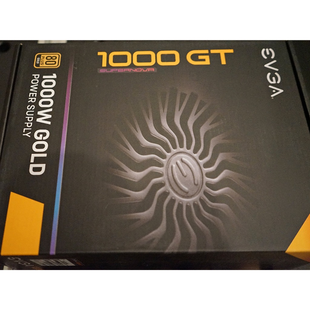 全新 EVGA 1000W 1000GT 1000 GT 金牌 Gold 電源供應器 Power 全日系電容 艾維克