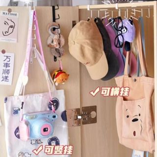門後長排掛鉤 掛鉤 無痕掛鉤 臥室掛鉤 浴室置物架 廚房置物架 置物架 收納架 衣櫥掛鉤 衣櫥置物架