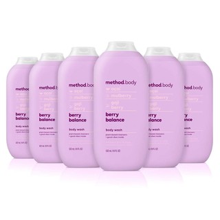 Method美則感官沐浴乳-粉紅芭比532ml x6 香氛沐浴乳/滋養柔膚/肌膚柔軟光滑滋潤 巴西莓果，桑葚和枸杞
