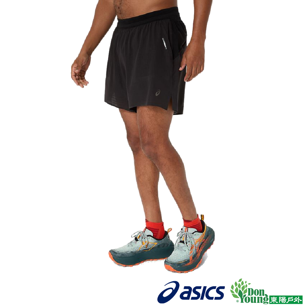 【ASICS亞瑟士】平織短褲 男款 FUJITRAIL 海外版型 跑步下著 2011D268-001