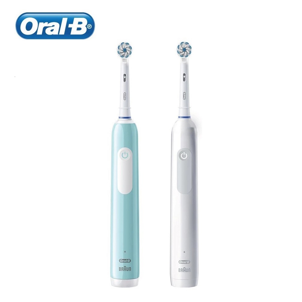 【Oral-B 歐樂B】德國百靈電動牙刷(PRO1)｜(簡約白/孔雀藍) 兩色可選 公司貨