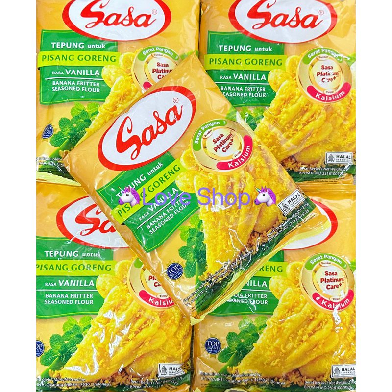 🦄Love Shop🦄Sasa Tepung Pisang Goreng香草味酥炸粉