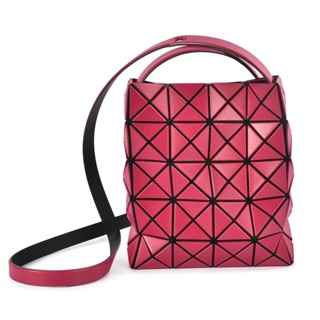 ISSEY MIYAKE三宅一生BAO BAO仿皮霧面4x5斜揹包(酒紅)390128-25｜GoBrand購名牌