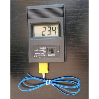 數位溫度計 溫度儀 鐵氟龍感溫線 TM902C K型溫度計 溫度錶 咖啡溫度計 烘焙溫度計 烤箱溫度計 防水 防油測溫線