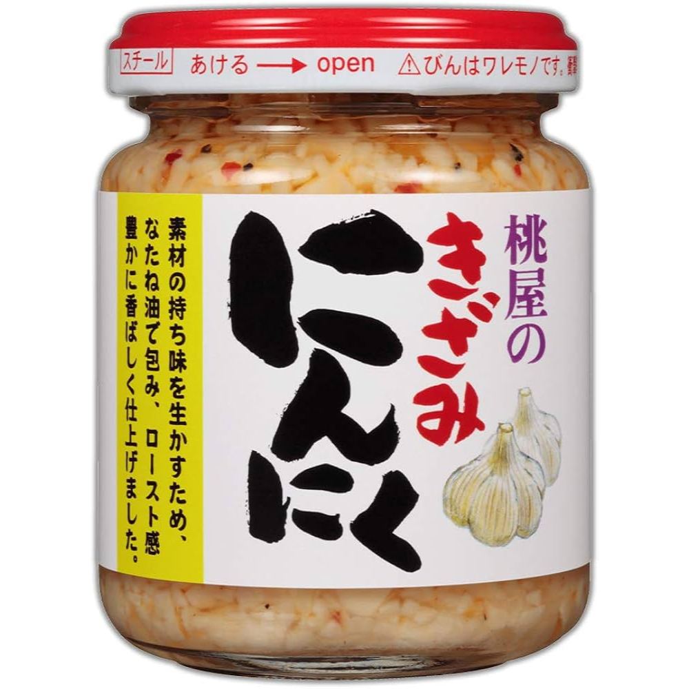 日本 MOMOYA 桃屋 千切 大蒜調味醬 蒜醬 蒜蓉醬 蒜泥醬 125g 調味料 蒜泥 蒜末 沾醬 調味醬 桃屋