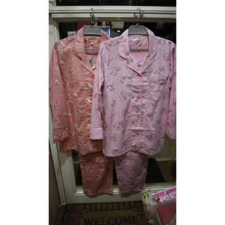 婕的店日本精品~日本帶回~Sanrio兔媽媽 茉莉兔純棉睡衣(L)