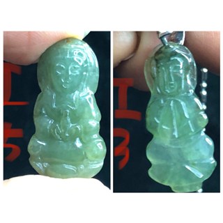 i組觀音菩薩油青天然玉石翡翠a貨緬甸玉墜子吊墜玉墬掛件玉珮項鍊