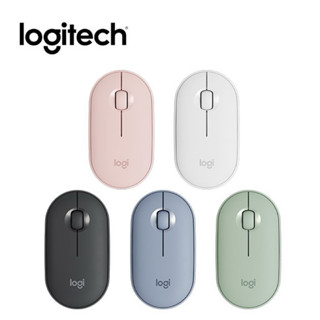 Logitech 羅技 M350 鵝卵石無線滑鼠 現代 纖薄 有機外 靜音滑鼠