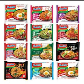 INDOMIE GORENG MI INSTAN & GORENG JUMBO ANEKA RASA 70g-129g