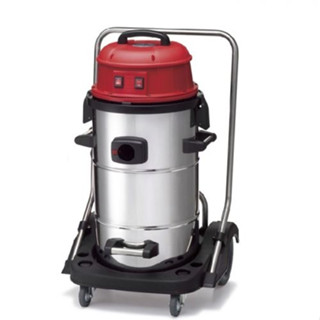 臺灣SANCOS-3239W 工業用乾溼二用不繡鋼吸塵器-55L (220V) 特價