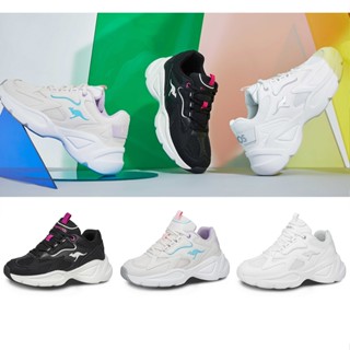【KangaROOS 美國袋鼠鞋】女鞋 LOFTY 2 奶霜老爹鞋 厚底增高 波浪大底 (三款任選)