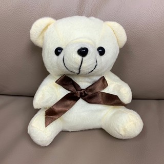 夾娃娃 蝴蝶結小熊 絨毛娃娃 高約16cm