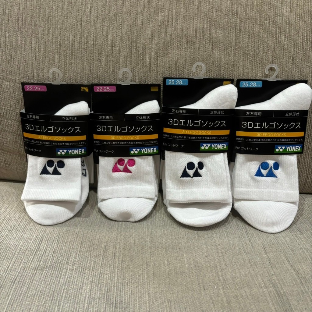 【奧本羽球】YONEX 優乃克 運動襪 厚底襪 日本代購 男襪 女襪 LOGO襪 19122 29122
