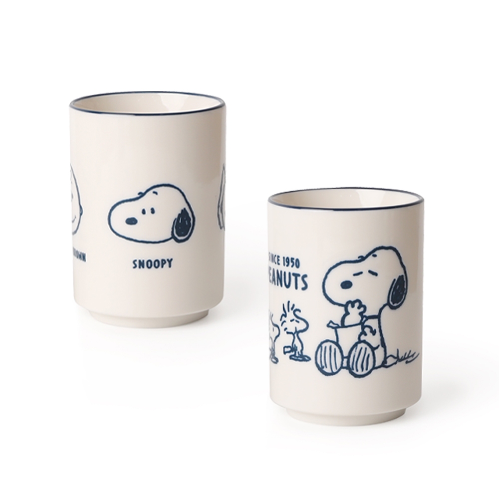 Peanuts史努比湯吞杯- Norns Original Design Snoopy日式湯吞杯 手握杯 茶杯 陶瓷杯子