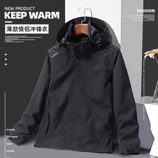 經典可拆帽防潑水外套【臺灣發貨】連帽薄款衝鋒衣 衝鋒外套 衝鋒外套 薄外套男 防風外套 機能外套 風衣外套 連帽外套