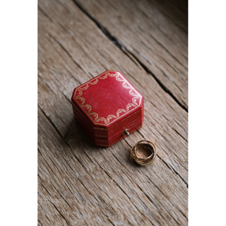 Cartier Trinity Ring 卡地亞 18K玫瑰金/黃金/白金 三環戒指