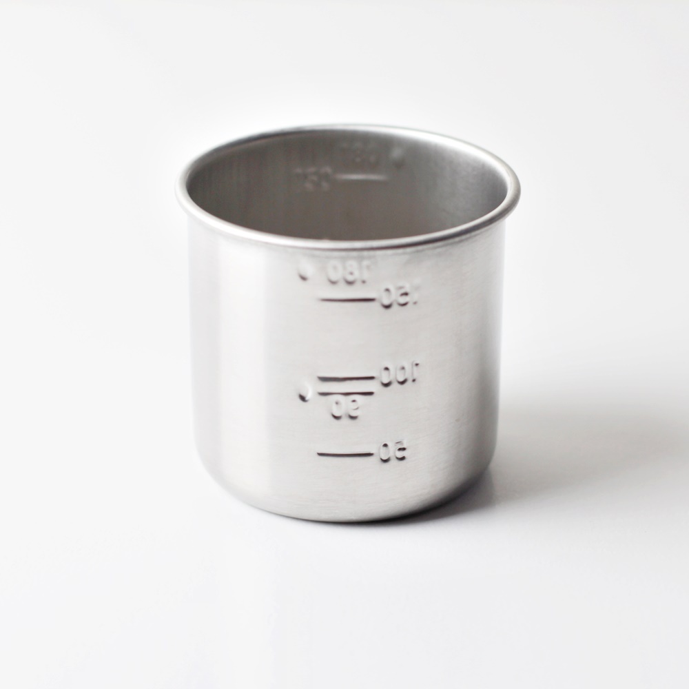 關川鋼販 18-8(304)不鏽鋼量米杯 一合180ml [偶拾小巷] 日本製