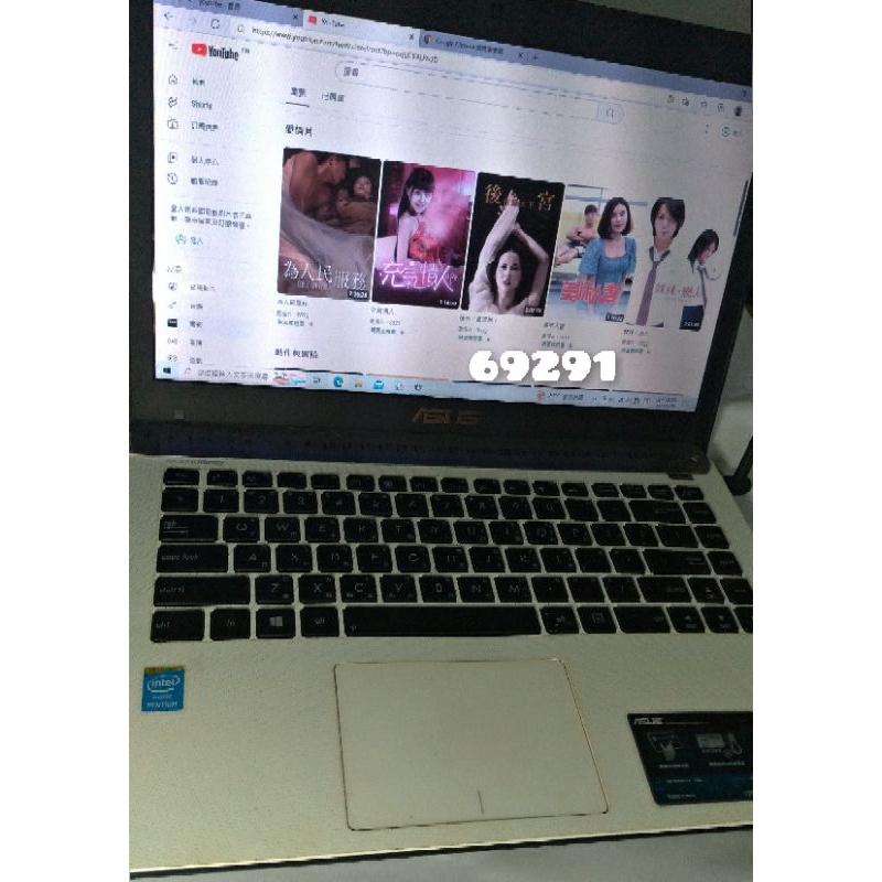 華碩WIN10大筆電~14吋螢幕4G/500G請看說明，win10筆電，華碩筆電，筆電，ASUS筆電，筆電~ASUS筆電