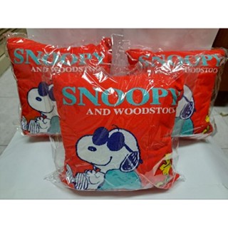 全新 史努比Snoopy 小抱枕 枕頭 （一組3個）