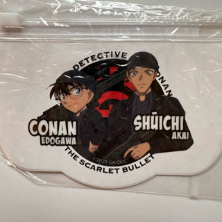 ￥My公仔￥ 日本限定 名偵探柯南 緋色的彈丸 劇場版 特典 柯南 赤井秀一 小收納袋 小物袋 小物 收納 夾鏈袋