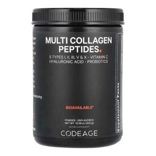 Codeage, 水解多膠原蛋白多肽粉，原味，10.58 盎司（300 克）