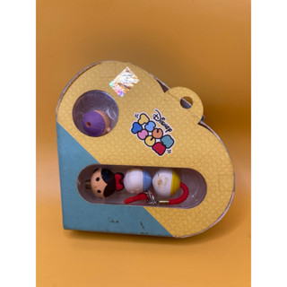 迪士尼 TSUM TSUM 防塵塞組吊飾白雪&小矮人