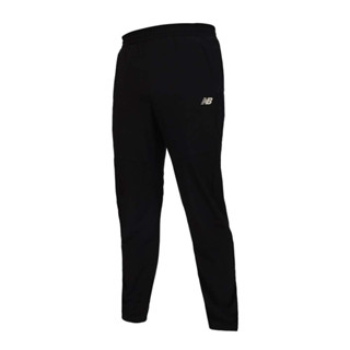 NEW BALANCE 男 運動長褲 慢跑 訓練 吸濕排汗 拉鍊口袋 舒適 輕量 黑 5872430189