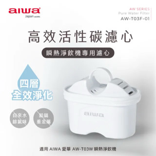 75海 AIWA 愛華 銀天使瞬熱淨飲機專用濾心-AW-T03F-01(二入組x3盒)