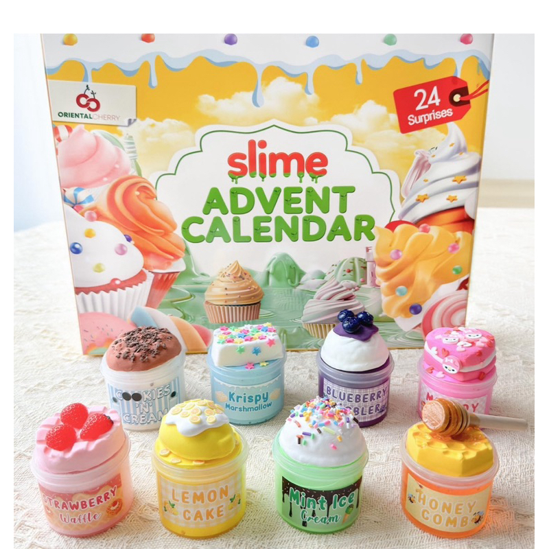 （現貨）Slime 史萊姆 倒數日曆降臨曆 抽抽樂 生日禮物 戳戳樂玩具盲盒