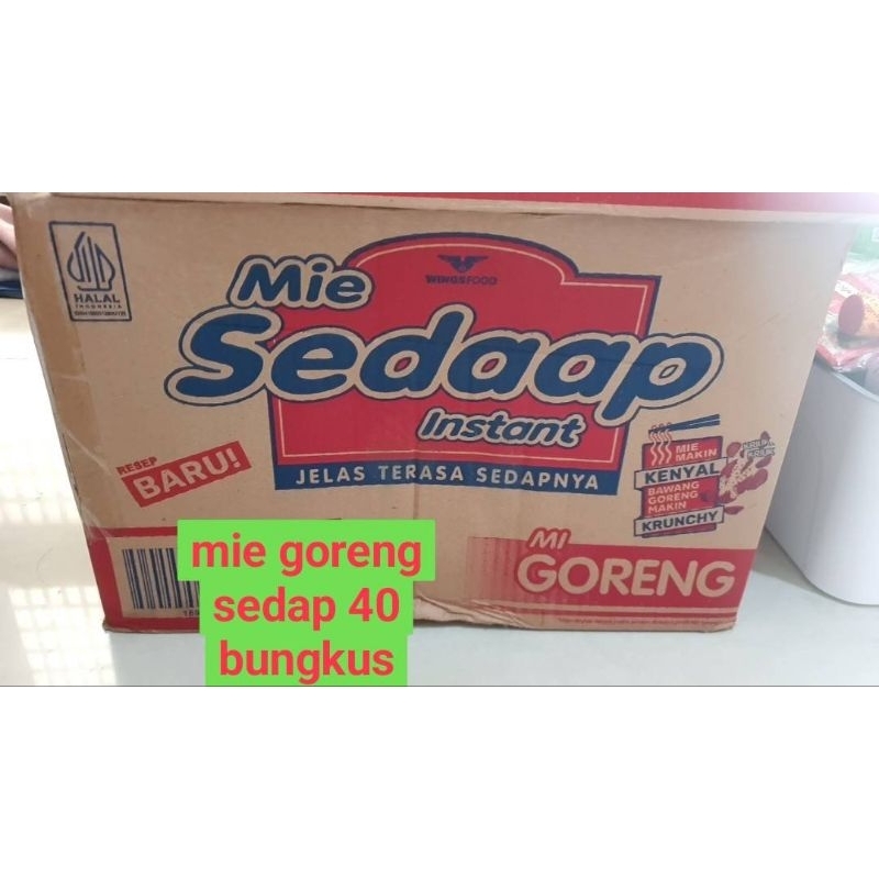 mie sedap goreng 40 bungkus