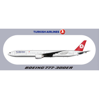 土耳其 777-300ER 貼紙 20x8.8cm 貼 S-R-77W-TK-JJC